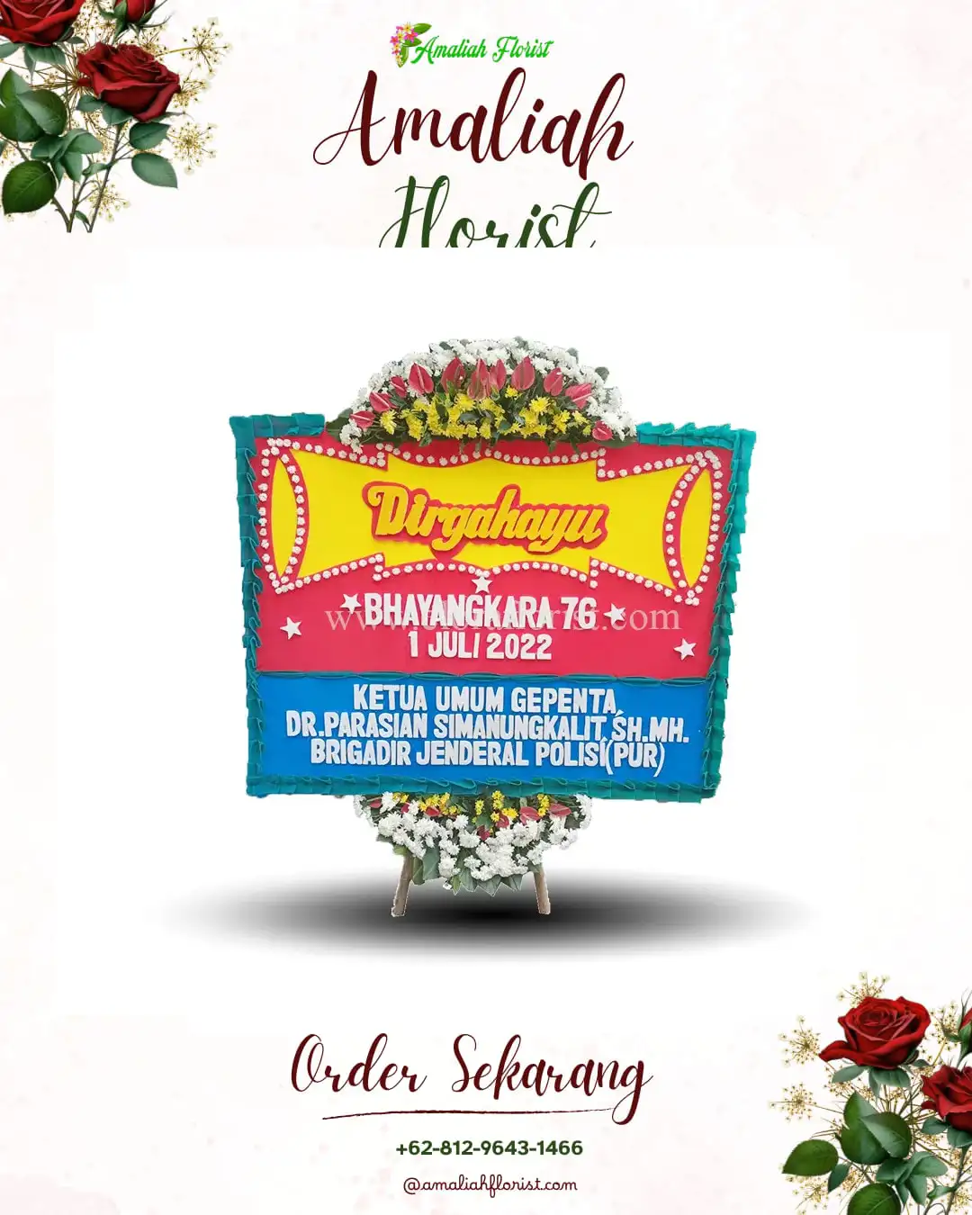 Papan Bunga HUT Ulang Tahun Pasirmae